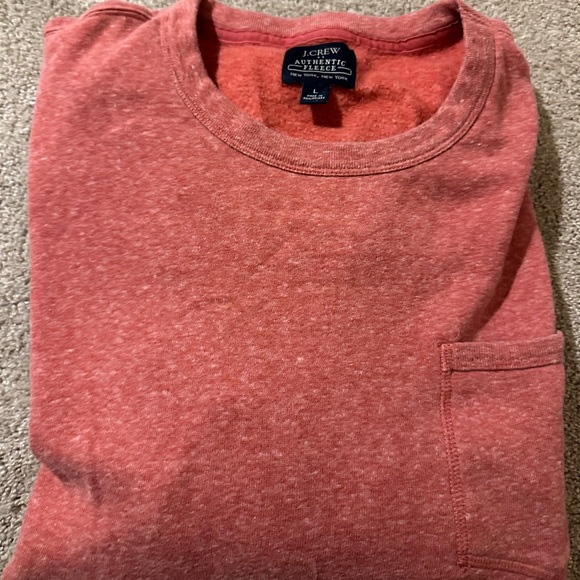 JCtew fleece crew sweater size Large - Picture 1 of 4